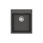 Franke - Maris Dual Mount 17.31-in x 19.69-in Granite Single Bowl Bar / Prep Sink in Slate Grey