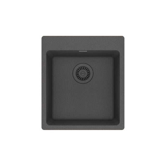 Franke - Maris Dual Mount 17.31-in x 19.69-in Granite Single Bowl Bar / Prep Sink in Slate Grey