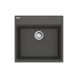 Franke - Maris Topmount 21.6-in x 20.8-in Granite Single Bowl Kitchen Sink in Slate Grey