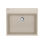 Franke - Maris Topmount 25-in x 22-in Granite Single Bowl Kitchen Sink in Champagne - Champagne