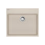 Franke - Maris Topmount 25-in x 22-in Granite ADA Single Bowl Kitchen Sink in Champagne - Champagne