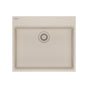 Franke - Maris Topmount 25-in x 22-in Granite ADA Single Bowl Kitchen Sink in Champagne - Champagne
