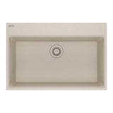 Franke - Maris Topmount 31-in x 20.88-in Granite Single Bowl Kitchen Sink in Champagne - Champagne