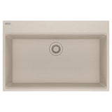 Franke - Maris Topmount 33-in x 22-in Granite Single Bowl Kitchen Sink in Champagne - Champagne