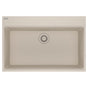 Franke - Maris Topmount 33-in x 22-in Granite Single Bowl Kitchen Sink in Champagne - Champagne