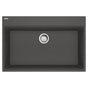 Franke - Maris Topmount 33-in x 22-in Granite Single Bowl Kitchen Sink in Slate Grey