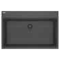 Franke - Maris Topmount 33-in x 22-in Granite Single Bowl Kitchen Sink in Slate Grey
