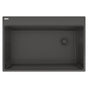 Franke - Maris Topmount 33-in x 22-in Granite Single Bowl Kitchen Sink in Slate Grey