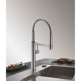 Pescara 18-inch Single Handle Semi-Pro Kitchen Faucet in Polished Chrome, PES-360-CHR