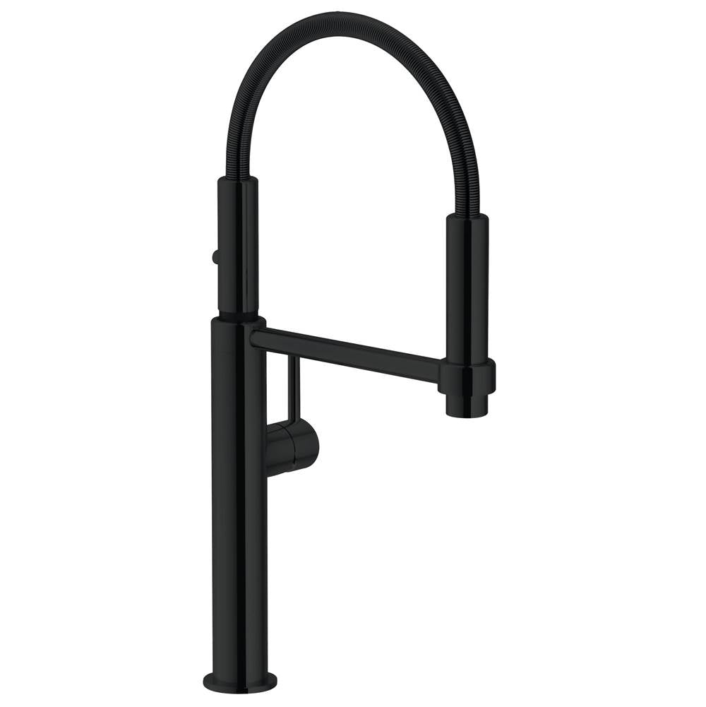 Franke - Pescara 18-inch Single Handle Semi-Pro Kitchen Faucet in Matte Black, PES-360-MBK