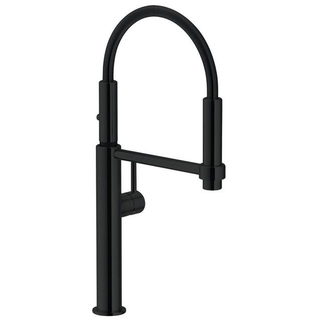 Franke - Pescara 18-inch Single Handle Semi-Pro Kitchen Faucet in Matte Black, PES-360-MBK