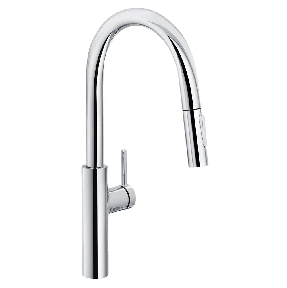 Franke - Pescara 17-inch Single Handle Pull-Down Kitchen Faucet in Polished Chrome, PES-PD-CHR