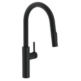 Franke - Pescara 17-inch Single Handle Pull-Down Kitchen Faucet in Matte Black, PES-PD-MBK