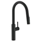 Franke - Pescara 17-inch Single Handle Pull-Down Kitchen Faucet in Matte Black, PES-PD-MBK