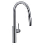 Franke - Pescara 17-inch Single Handle Pull-Down Kitchen Faucet in Satin Nickel, PES-PD-SNI
