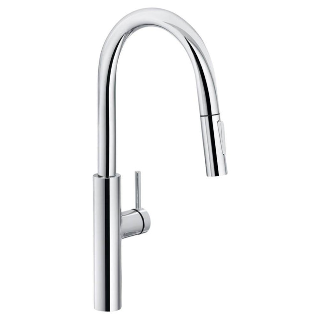 Franke - Pescara 19.7-inch Single Handle Pull-Down Kitchen Faucet in Polished Chrome, PES-PDX-CHR