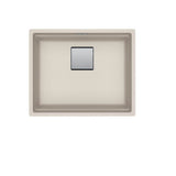 Peak 22.1-in. x 18.1-in. Granite Undermount Single Bowl Kitchen Sink in Champagne
