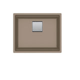Peak 22.1-in. x 18.1-in. Granite Undermount Single Bowl  Kitchen Sink in Oyster