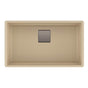 Franke - Peak 32.0-in. x 18.8-in. Granite Undermount Single Bowl Kitchen Sink in Champagne - Champagne