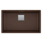 Franke - Peak 32.0-in. x 18.8-in.Granite Undermount Single Bowl Kitchen Sink in Mocha - Mocha