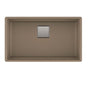 Franke - Peak 32.0-in. x 18.8-in. Granite Undermount Single Bowl Kitchen Sink in Oyster - Oyster