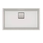 Franke - Peak 32.0-in. x 18.8-in. Granite Undermount Single Bowl Kitchen Sink in Polar White