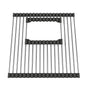 Franke - 11.1-in. x 13.5-in. Stainless Steel Bottom Roller Mat for Peak PKG11014 Sinks