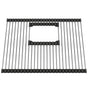 Franke - 17.8-in. x 13.5-in. Stainless Steel Bottom Roller Mat for Peak PKG11020 Sinks