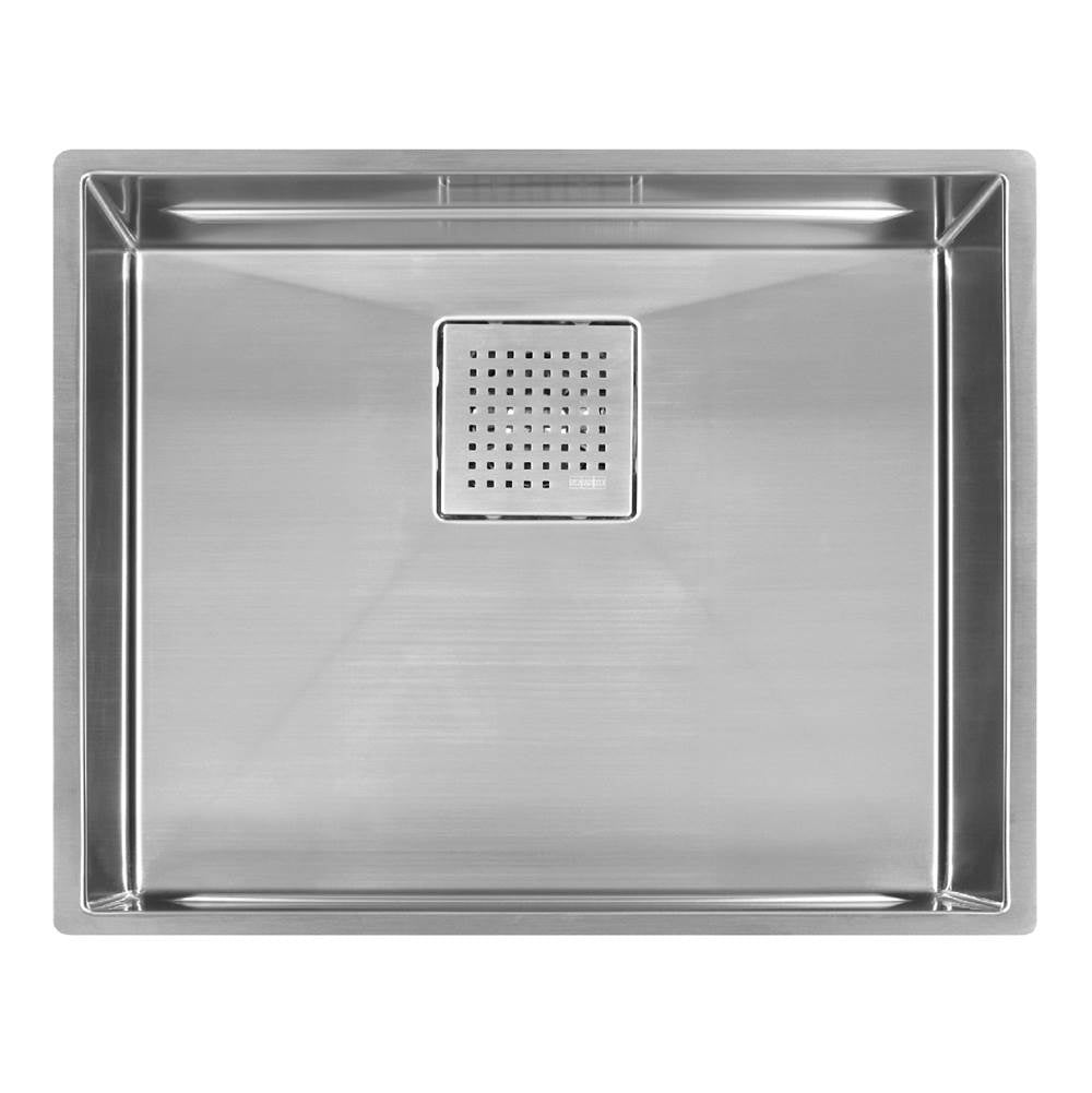 Franke - Peak 23-in. x 18-in. 16 Gauge Stainless Steel Undermount Single Bowl Kitchen Sink - PKX11021 - Stainless Steel