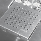 Franke - Square Stainless Steel Replacement Drain Cover - Stainless Steel