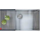 Professional 2.0 32.5-in. x 19.5-in. 16 Gauge Stainless Steel Undermount Single Bowl Kitchen Sink -PS2X110-30