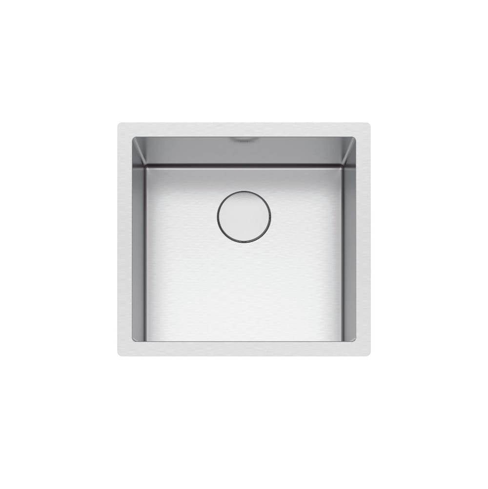 Franke - Professional 2.0  20.5-in. x 19.5-in. 16 Gauge Stainless Steel Undermount Single Bowl Kitchen Sink - PS2X110-18 - Stainless Steel