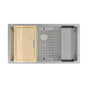 Franke - Professional 2.0 Workcenter 35.5-in. x 19.5-in. 16 Gauge Stainless Steel Undermount Single Bowl Kitchen Sink