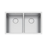 Franke - Professional 2.0 31.5-in. x 19.5-in. 16 Gauge Stainless Steel Undermount Double Bowl Kitchen Sink - PS2X120-14-14 - Stainless Steel
