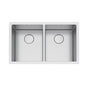 Franke - Professional 2.0 31.5-in. x 19.5-in. 16 Gauge Stainless Steel Undermount Double Bowl Kitchen Sink - PS2X120-14-14 - Stainless Steel
