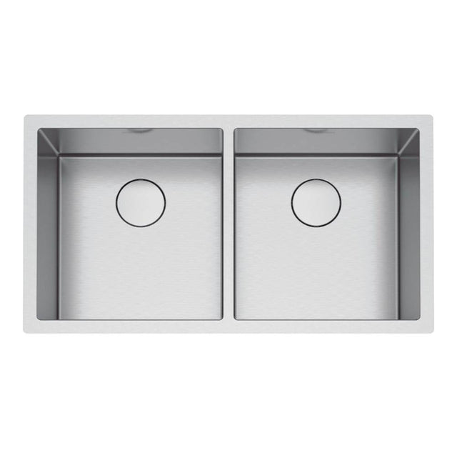 Franke - Professional 2.0 35.5-in.. x 19.5-in. 16 Gauge Stainless Steel Undermount Double Bowl Kitchen Sink - PS2X120-16-16 - Stainless Steel