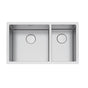 Franke - Professional 2.0 32.5-in. x 19.5-in. 16 Gauge Stainless Steel Undermount Double Bowl Kitchen Sink - PS2X160-18-11 - Stainless Steel