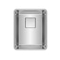 Franke - Pescara 15-in. x 18-in. 18 Gauge Stainless Steel Undermount Single Bowl Kitchen Sink - PTX110-14 - Stainless Steel