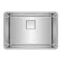 Franke - Pescara 26.5-in. x 18.5-in. 18 Gauge Stainless Steel Undermount Single Bowl Kitchen Sink - PTX110-25 - Stainless Steel