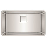 Pescara 32.5-in. x 18.5-in. 18 Gauge Stainless Steel Undermount Single Bowl Kitchen Sink - PTX110-31