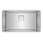 Franke - Pescara 32.5-in. x 18.5-in. 18 Gauge Stainless Steel Undermount Single Bowl Kitchen Sink - PTX110-31 - Stainless Steel