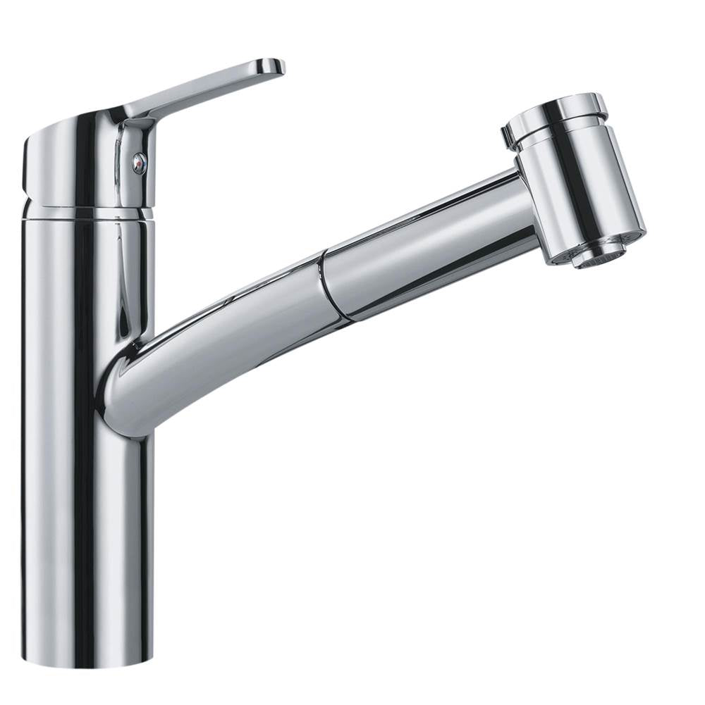 Franke - Smart Single Handle Pull-Out Kitchen Faucet in Satin Nickel, SMA-PO-SNI