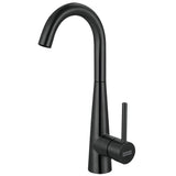 Franke - Steel 14.4-in Single Handle Swivel Spout Kitchen Prep / Bar Faucet in Industrial Black, STL-BR-IBK