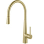 Franke - Steel 17.5-inch Single Handle Pull-Down Kitchen Faucet in Gold, STL-PD-IBK