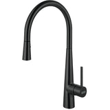 Franke - Steel 17.5-inch Single Handle Pull-Down Kitchen Faucet in Industrial Black, STL-PD-IBK