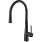 Franke - Steel 17.5-inch Single Handle Pull-Down Kitchen Faucet in Industrial Black, STL-PD-IBK