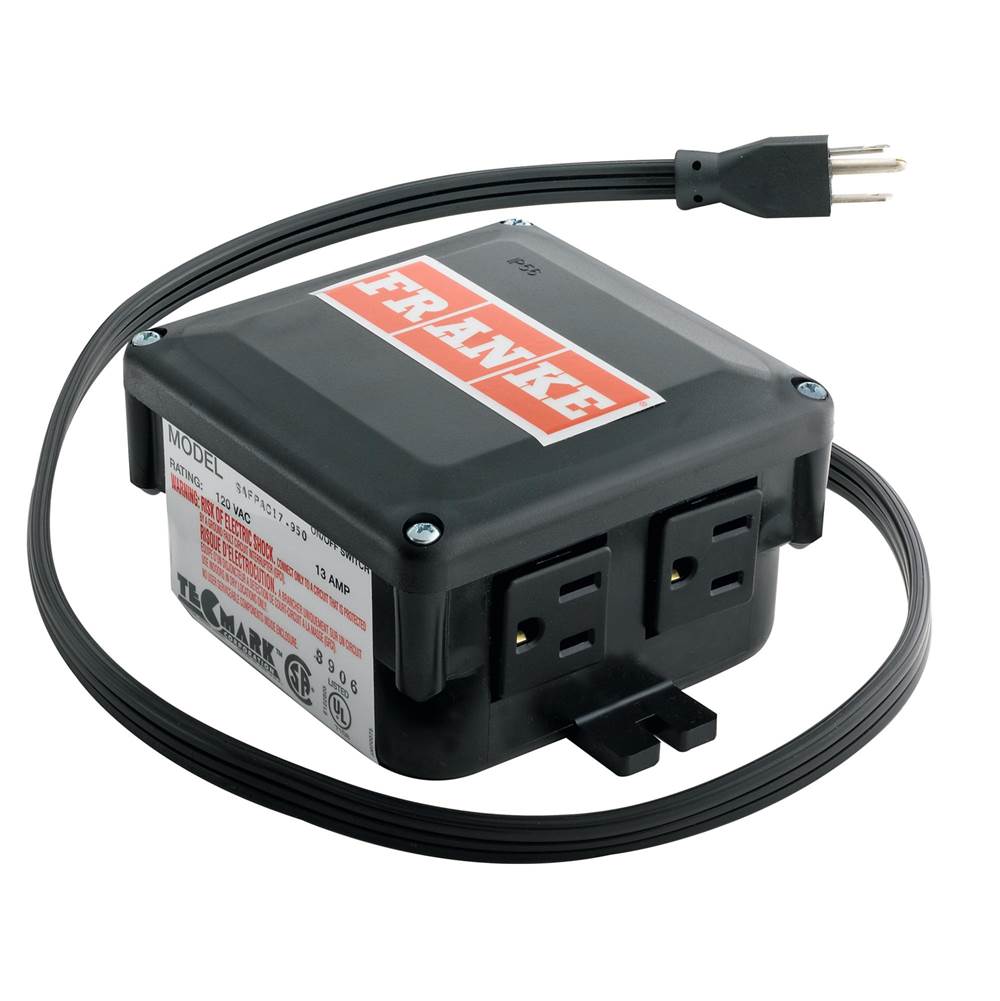 Franke - WD9088 Plug-in Waste Disposer / Disposal Controller for use with Air Switch - Black