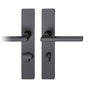 FSB - European Multi-Point Trim - Stainless Steel - Black Color Anodized Aluminum