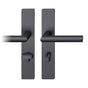 FSB - European Multi-Point Trim - Stainless Steel - Black Color Anodized Aluminum