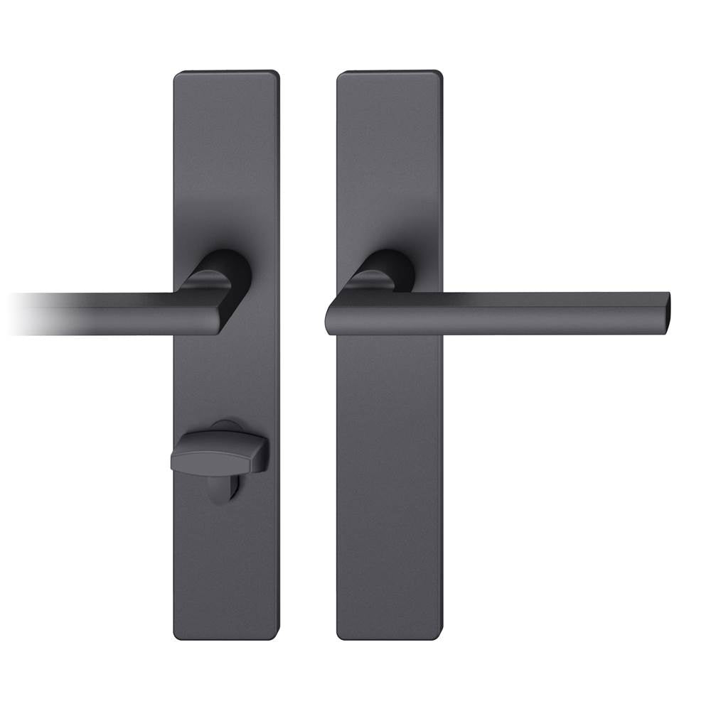 FSB - European Multi-Point Trim - Stainless Steel - Black Color Anodized Aluminum